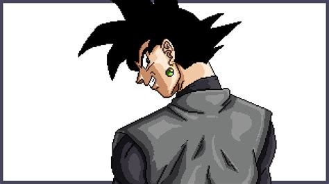 Goku Black Pixel Art Youtube