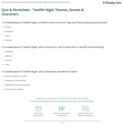 Https://tommynaija.com/quote/12th Night Quote Quiz