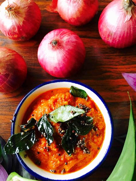 This chutney is more like a you can also use it as an accompaniment with dal rice too. South Indian Onion Chutney Recipe by Archana's Kitchen