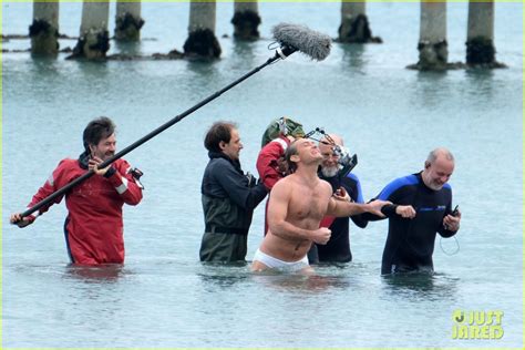 Jude Law Swims In His Speedo For New Pope Beach Scene Photo 4270142