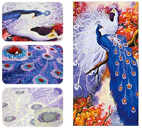 Two Peacocks Special Shaped Diamond Diamond Painting Diamond