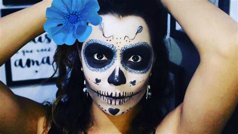 Halloween Makeup Caveira Mexicana Sugar Skull Youtube