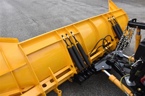 Understanding The Components Of A Snow Plow Pushing Snow Meyer Products