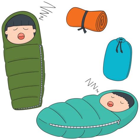 Best Sleeping Bag Illustrations Royalty Free Vector Graphics And Clip