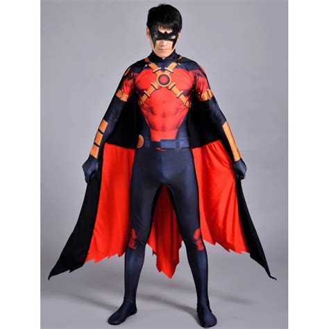 Robin Costume Cosplay Batman Robin Cosplay Cosplay Superhero Robin New 52 Red Aliexpress