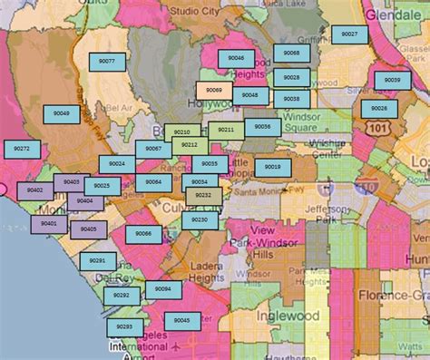 Search Los Angeles Homes For Sale By Zip Code Los Angeles Zip Code Map