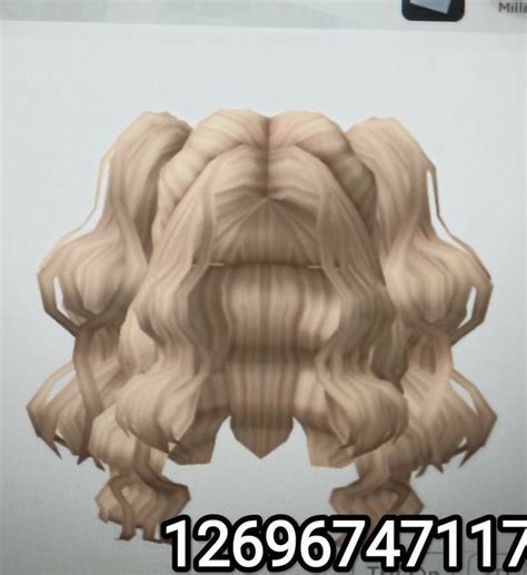 Pin By 7eynep On 🐱🥞roblox Hair Code💁🏼‍♀️🌻 In 2023 Aesthetic Roblox