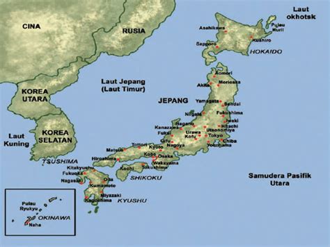 Peta Negara Jepang Newstempo