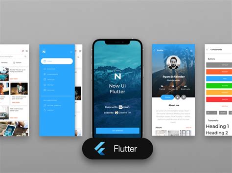 6 Flutter Mobile App Templates Creative Tim