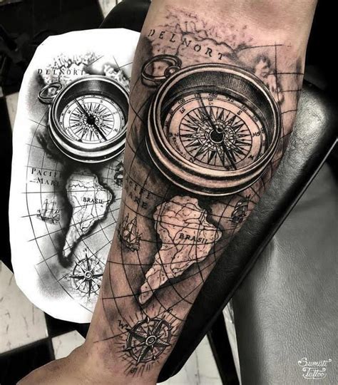 Pin By Jens Teglgaard Smidt On 078001 Compass Tattoo Nautical