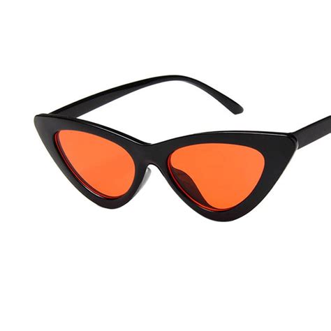 retro triangle cat eye sunglasses uv400 clean vision glasses eyewear valentine s day t bright