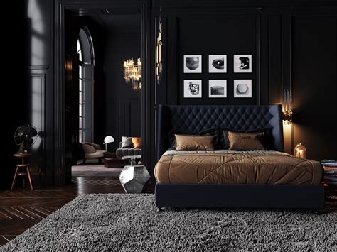 Packages make it easy to complete your bedroom without. 51 Beautiful Black Bedrooms With Images, Tips ...