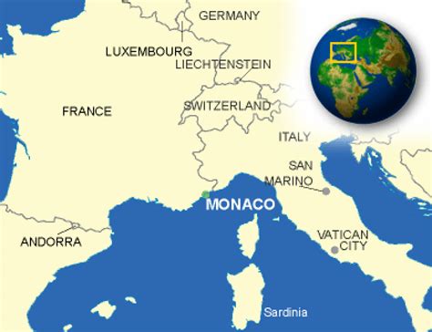 Monaco On World Map Calendar 2024