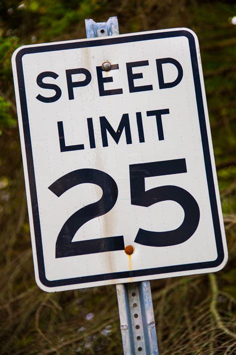 Speed Limit Sign Free Stock Photo Public Domain Pictures