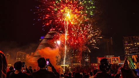 City Of Austin Hosts Grand 2024 New Years Eve Celebration At Auditorium Shores In Downtown