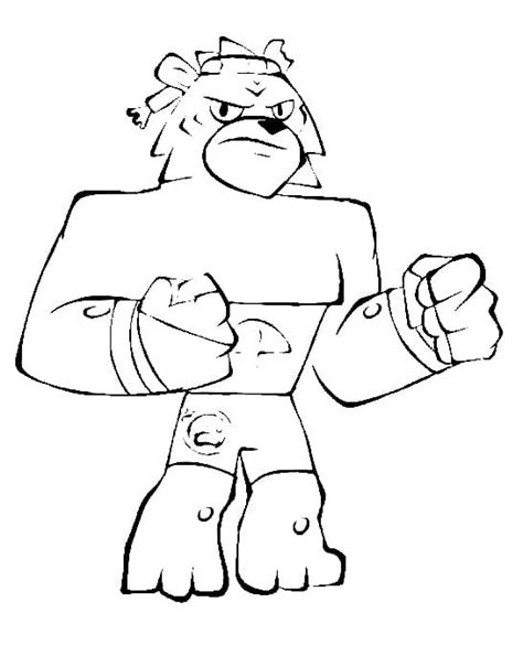 Goo Jit Zu Free Coloring Page - Free Printable Coloring Pages for Kids
