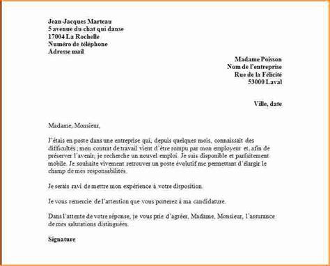 Lettre De Demande D Emploi En France Job Application Letter Vrogue