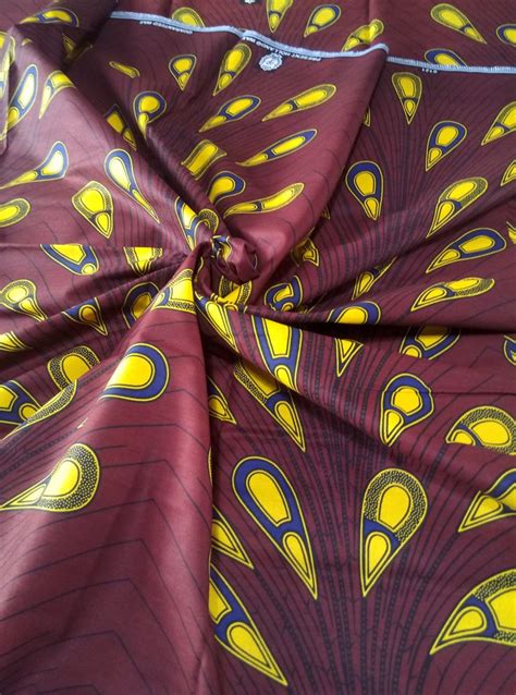 6 Yards African Ankara Fabrics Wax Print Fabrics For Sewing Etsy Uk Ankara Fabric Wax Print