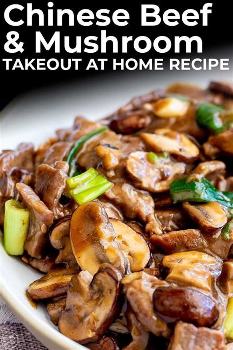 Hong kong style chinese recipe! With this Takeout Style Chinese Beef and Mushroom stir fry ...