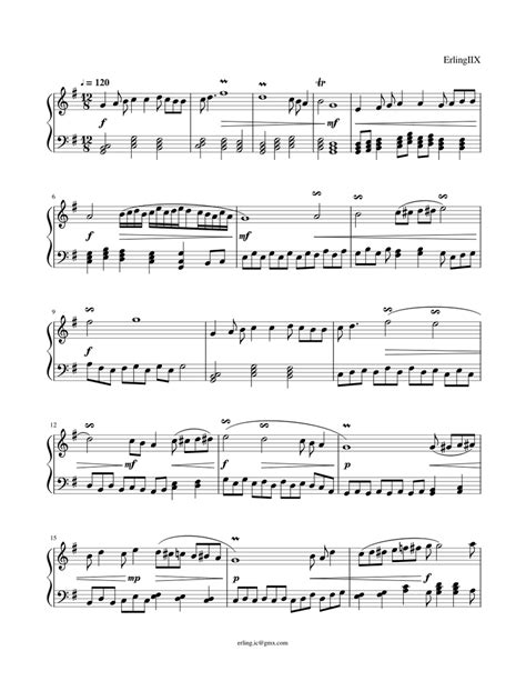 Modern Classical Sheet Music For Piano Solo