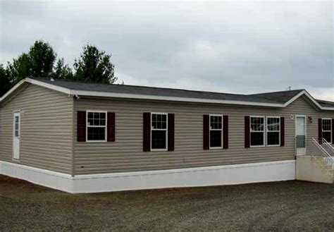 This Is Example A Double Wide Mobile Home Model Mobile Homes Ideas