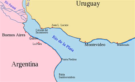 El Rio De La Plata Mapa