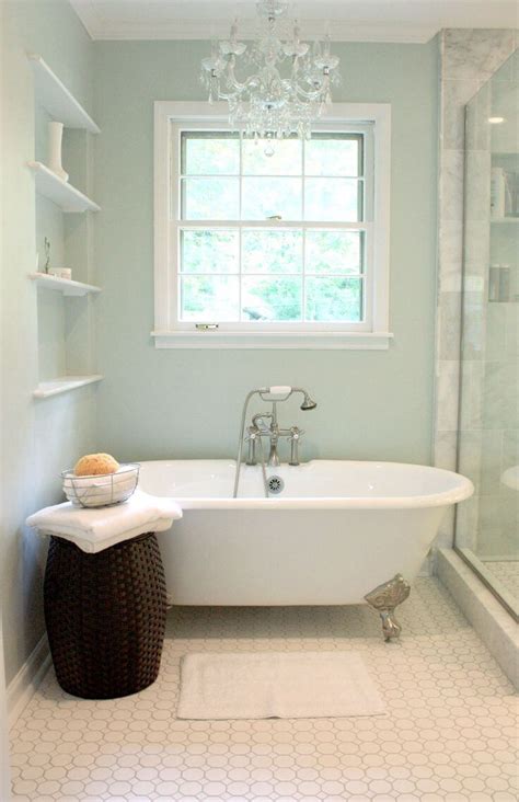 Here are a few different bathroom styles that will help you choose paint colors for your bathroom that are try to create interest in the bathroom by combining wall colors with complementing materials. Paint Sample Colors for Bathroom - TheyDesign.net - TheyDesign.net