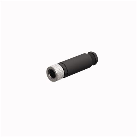 M8 X 1Ø 8 Mm Round Connector Field Wireable Female