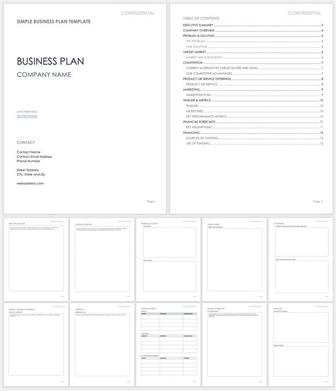 23 Page Business Plan Templates Free