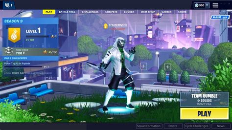 Fortnite Stopped Doing Cool Moving Lobby Backgrounds Since Season 9 R