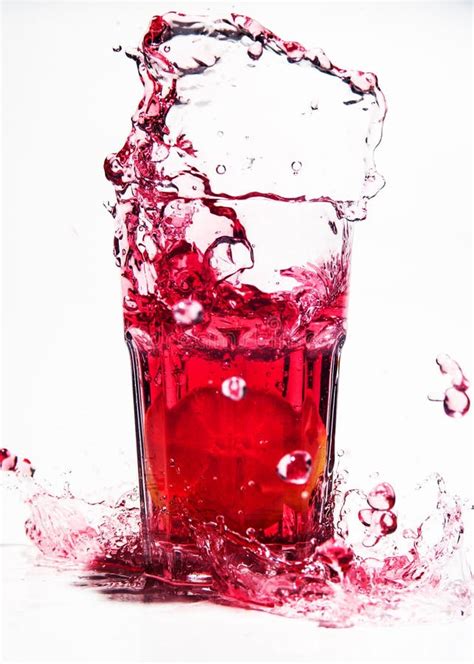 Splash Drink Stock Photo Image Of Glass Cool Reflection 50660382