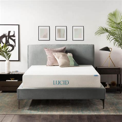 Memory foam and gel foam mattresses also share one drawback. Lucid 12 in. Full XL Gel Memory Foam Mattress-LU12FX45GF ...