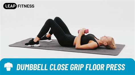 How To Do：dumbbell Close Grip Floor Press Youtube