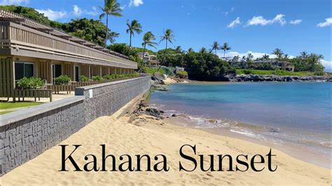 Kahana Sunset Resort Maui Condos For Sale Walking Tour Youtube