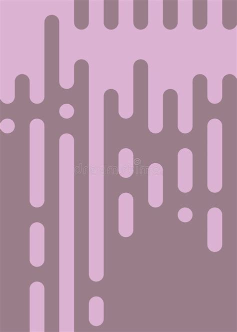 Pink Lavender Color Abstract Rounded Color Lines Halftone Transition Background Illustration