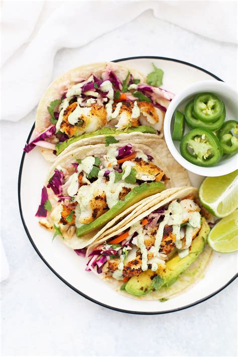 Maybe you would like to learn more about one of these? (The Best) Fish Tacos with Honey Lime Cilantro Slaw • One ...