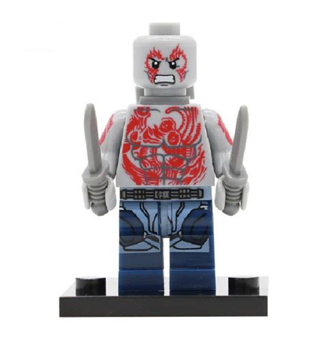 Drax The Destroyer Marvel Superhero Minifigure Guardians Of The Galaxy