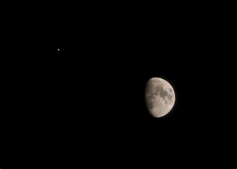 Conjunction Of The Moon And Jupiter January 21 2013 Stellar Neophyte