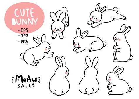 Cartoon Cute Rabbit Drawing Ubicaciondepersonascdmxgobmx
