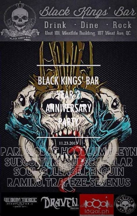 Bkb Black Kings Bar Nov 23 Saturday Year 2 Anniversary 2nd