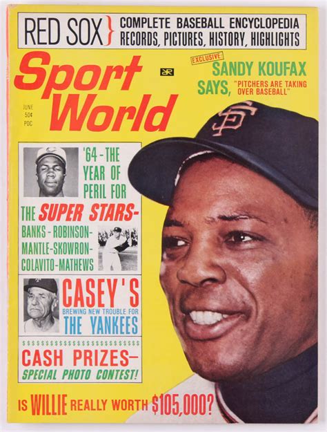 1964 Vintage Sport World Magazine Pristine Auction