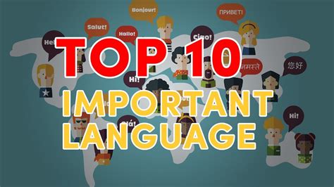Top 10 Most Important Languages To Learn Youtube