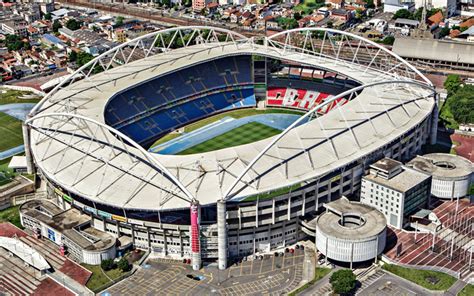 Herunterladen Hintergrundbild Botafogo Stadium Hdr Luftaufnahme