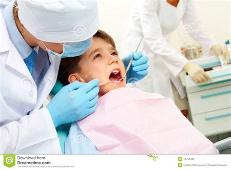 Checking Mouth Stock Image Image Of Clinic Inspection 16755161
