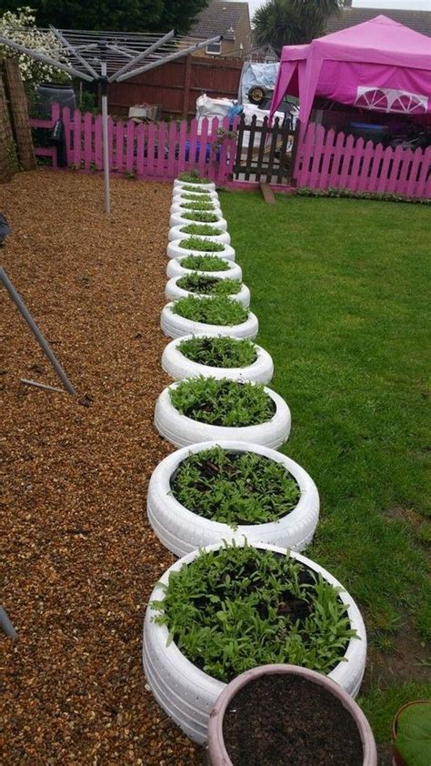 20 Wonderful Diy Used Tire Planters For Flower