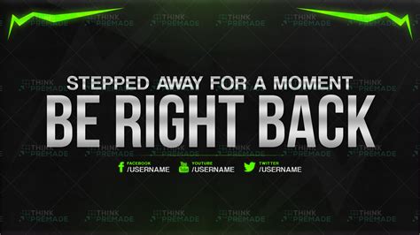 Twitch Streamer Graphics Overlay Template Pack Ominous Thinkpremade
