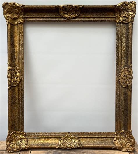 Picture Frame Gold Plaster Wood Catawiki