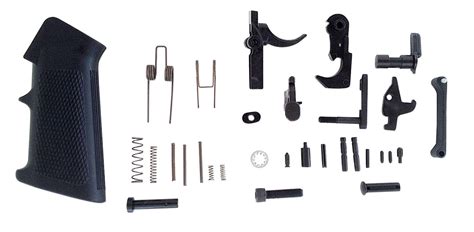 LBE Unlimited AR15LPKT Complete Lower Parts Kit W Pistol Grip Trigger