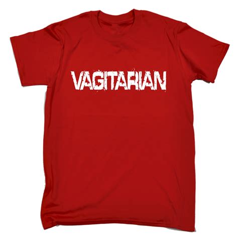Vagitarian Mens T Shirt Funny Birthday Gift Present Him Ebay