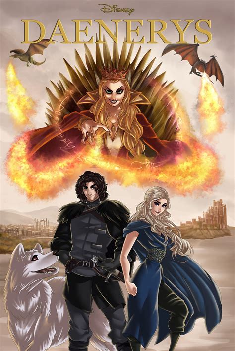 Game Of Thrones Fan Art Jon Snow Daenerys Targaryen Jonerys Game Of